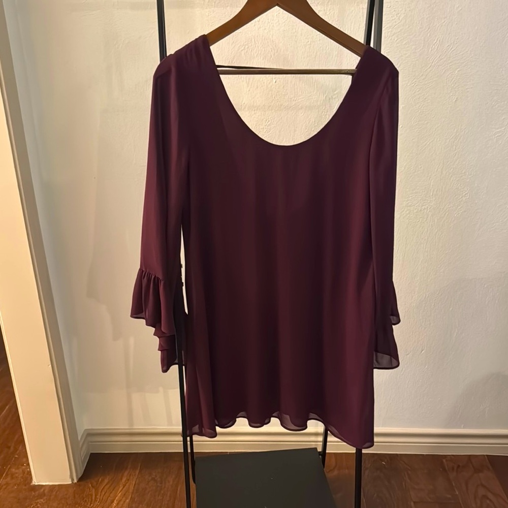 Purple Ruffle Long Sleeve dress
Show me Your Mumu